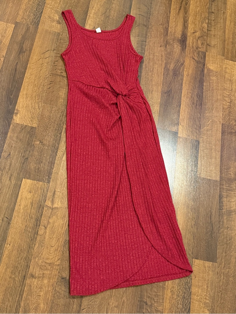 H&M Tie Knot Open Front Long Ribbed dress (size MED)